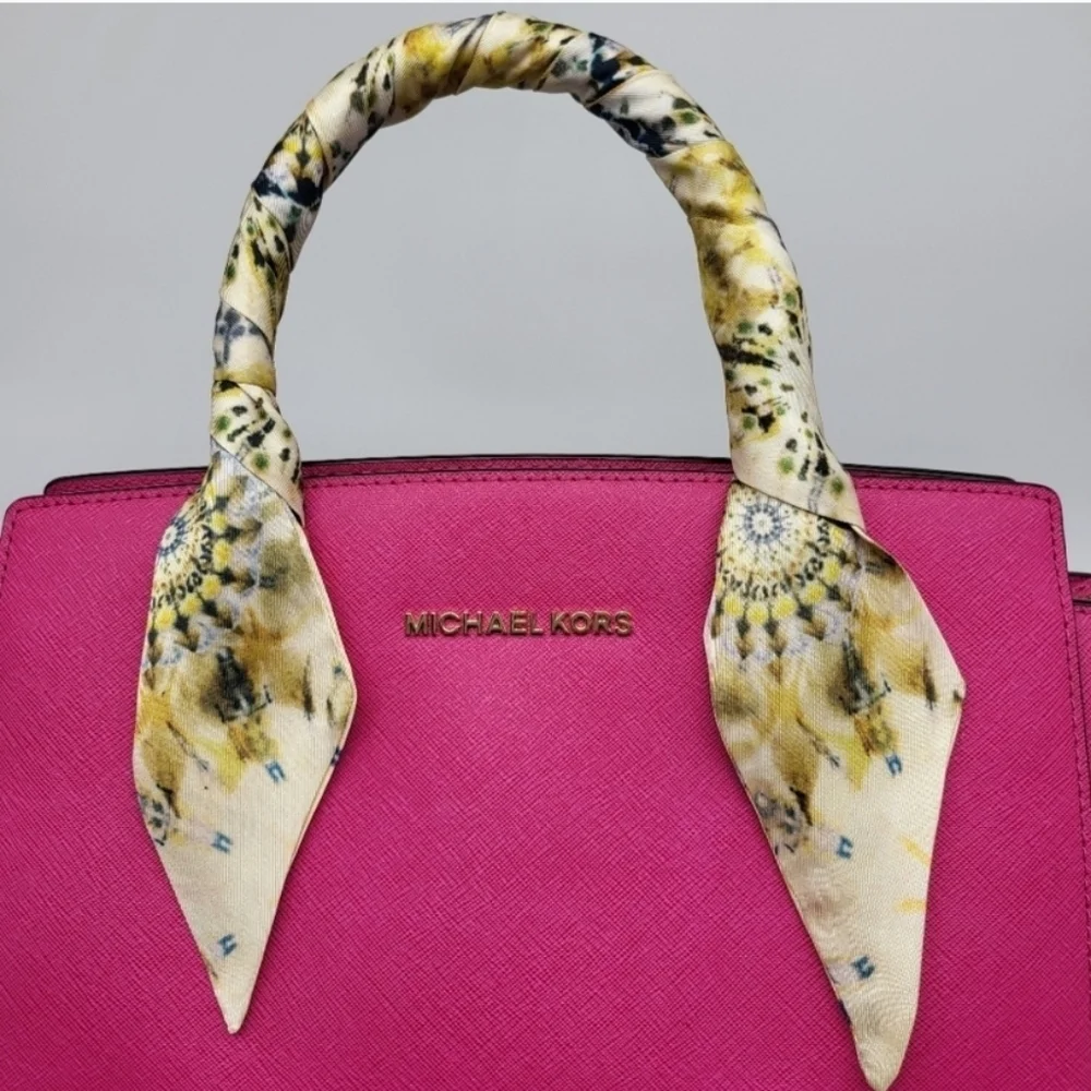 New Kaleidoscope Silk Skinny Scarf Twilly